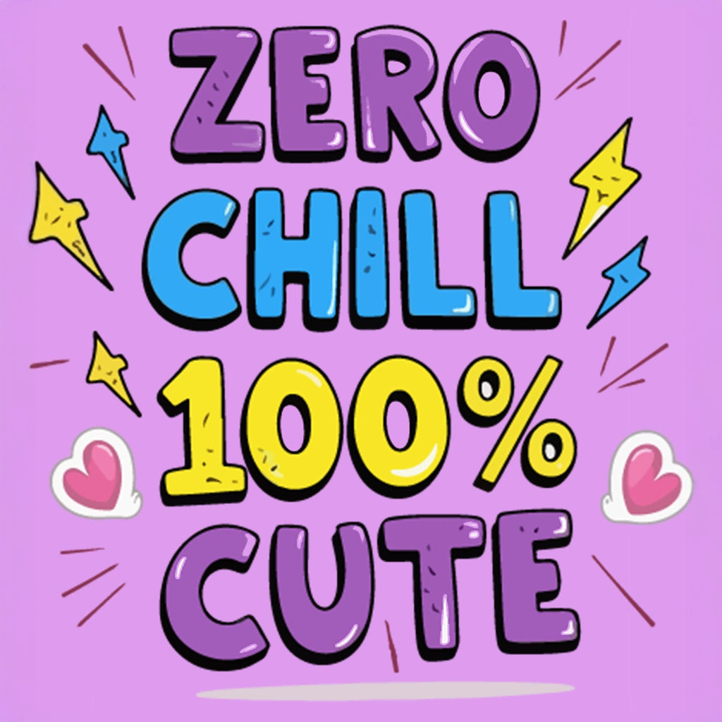 Thunder Tails Zero Chill 100% Cute T-shirt