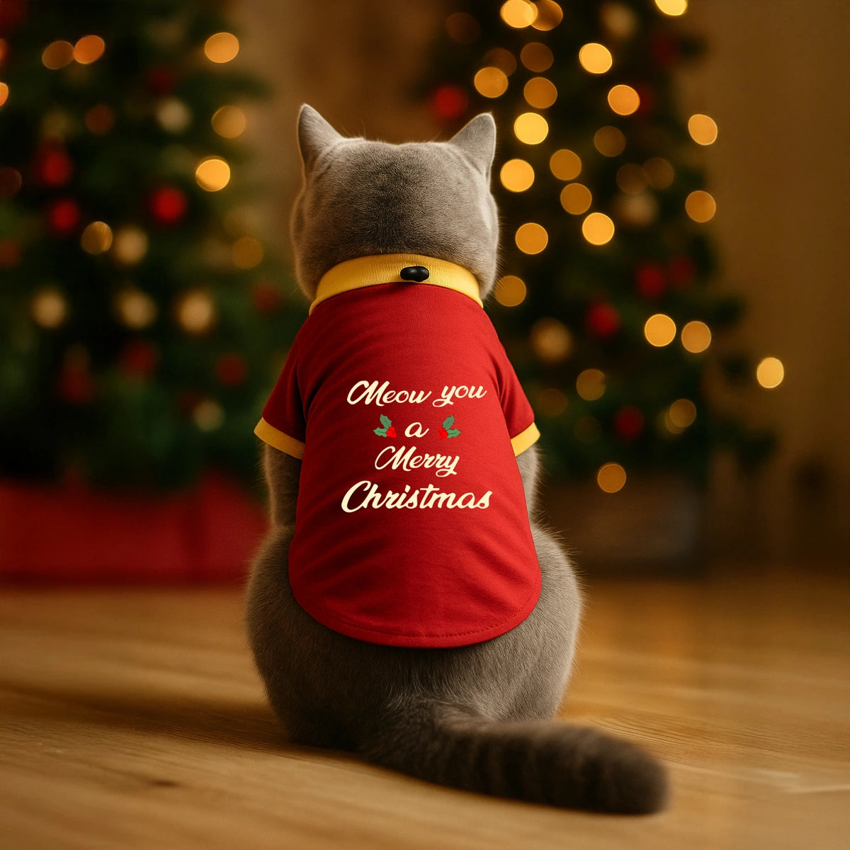 Thunder Tails Meow you a Merry Christmas T-shirt