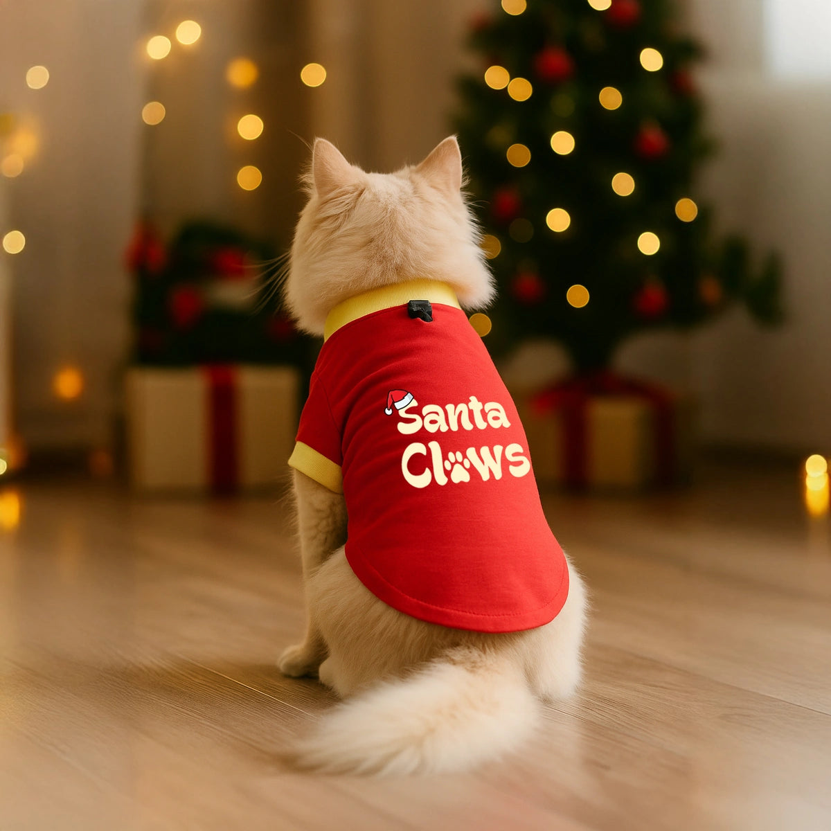Thunder Tails Santa Claws T-shirt
