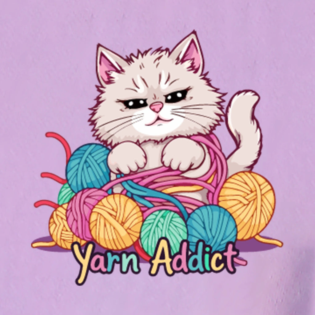 Thunder Tails Yarn Addict T-shirt
