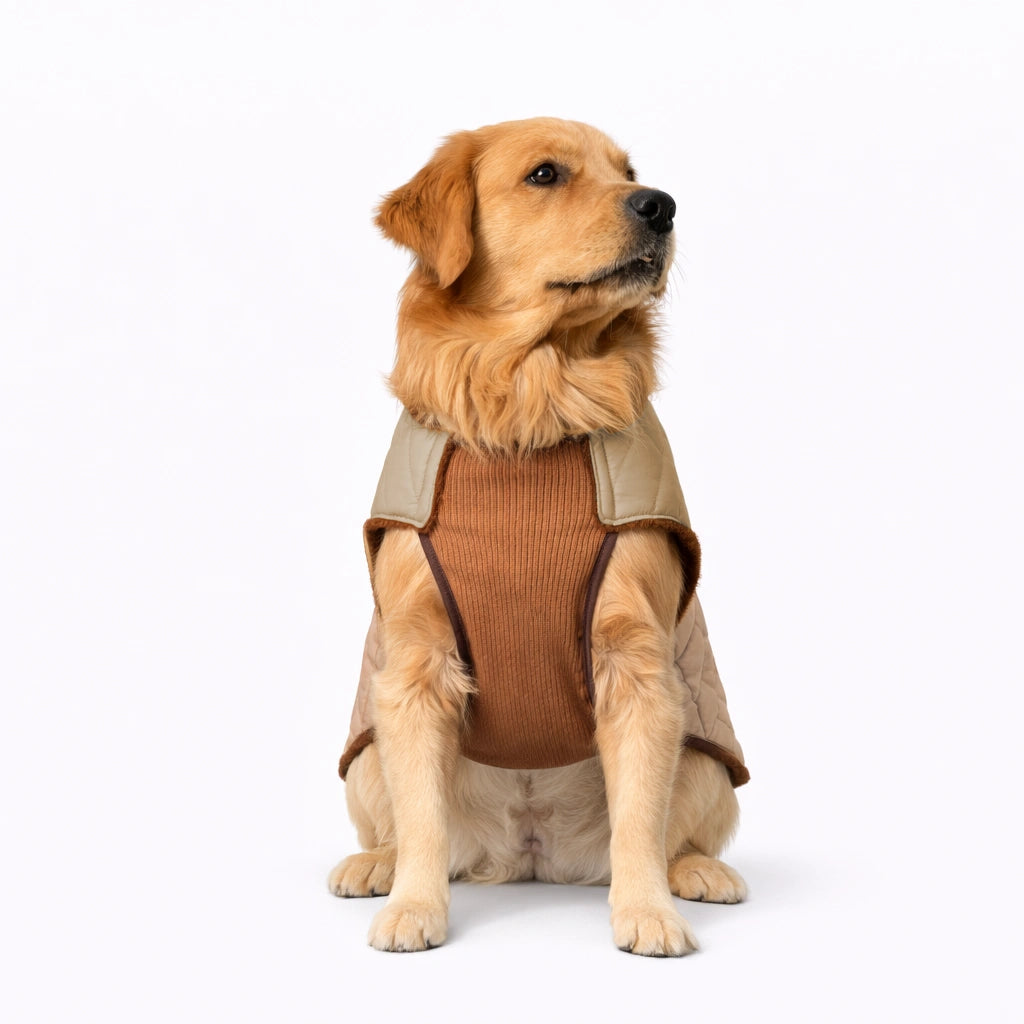Thunder Tails CozyPup Jacket- Brown
