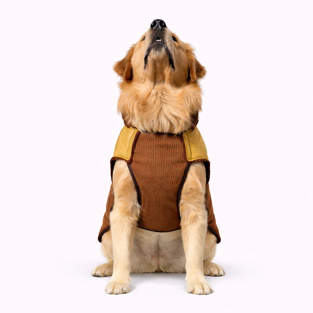 Thunder Tails CozyPup Jacket- Mustard