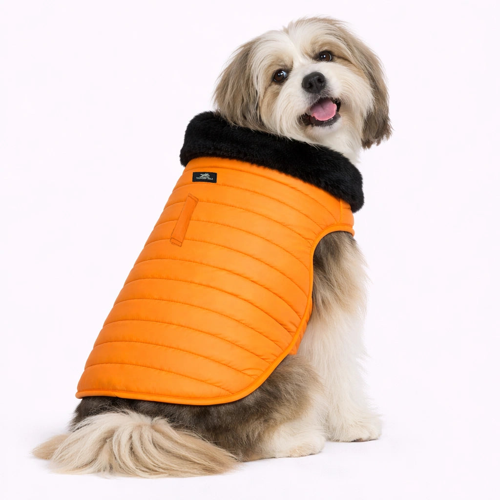 Thunder Tails CozyPup Jacket- Orange