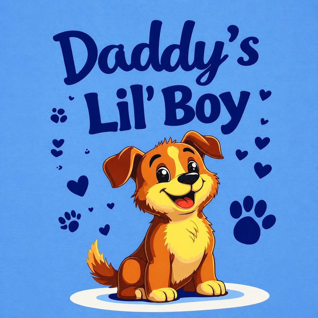 Thunder Tails Daddy's Lil' Boy Adjustable Graphic T-shirt
