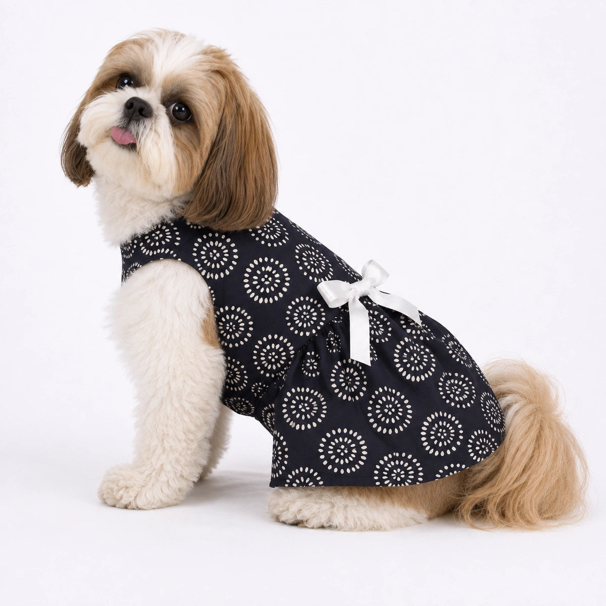 Thunder Tails Dog Frock - Black