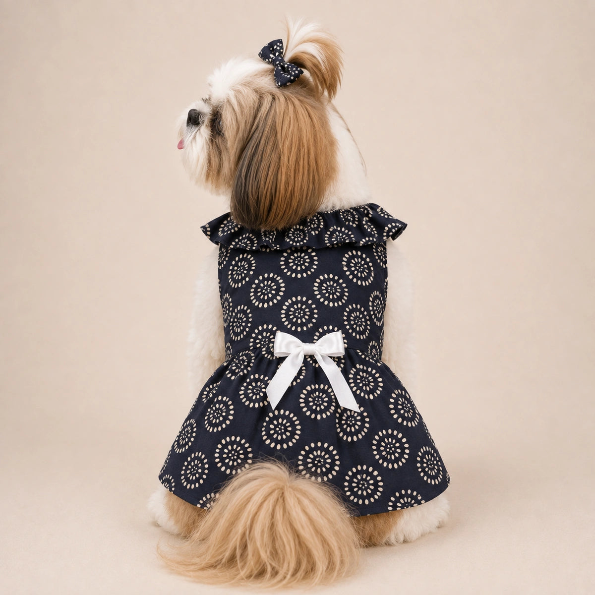Thunder Tails Dog Frock - Black