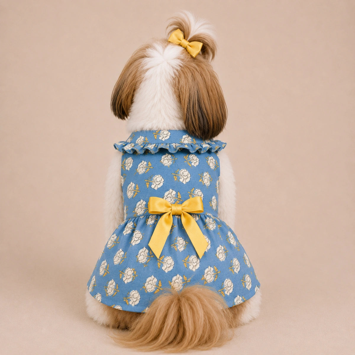 Thunder Tails Dog Frock - Light Blue