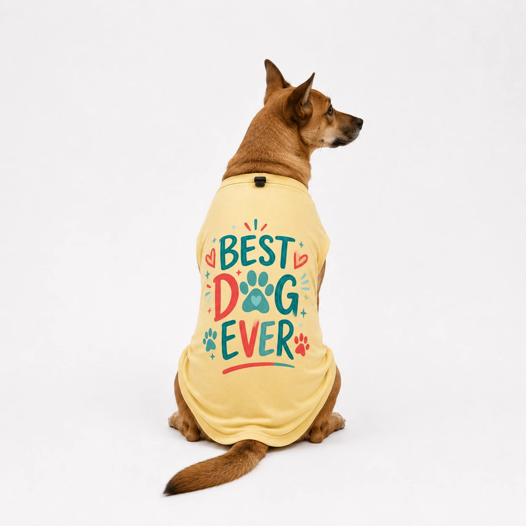 Thunder Tails Best Dog Ever Adjustable Graphic T-shirt