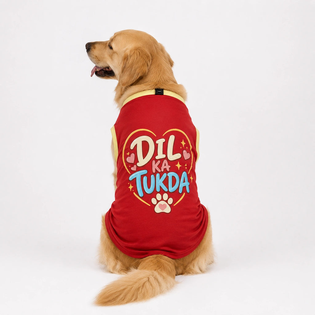 Thunder Tails Dil ka tukda Adjustable Graphic T-shirt