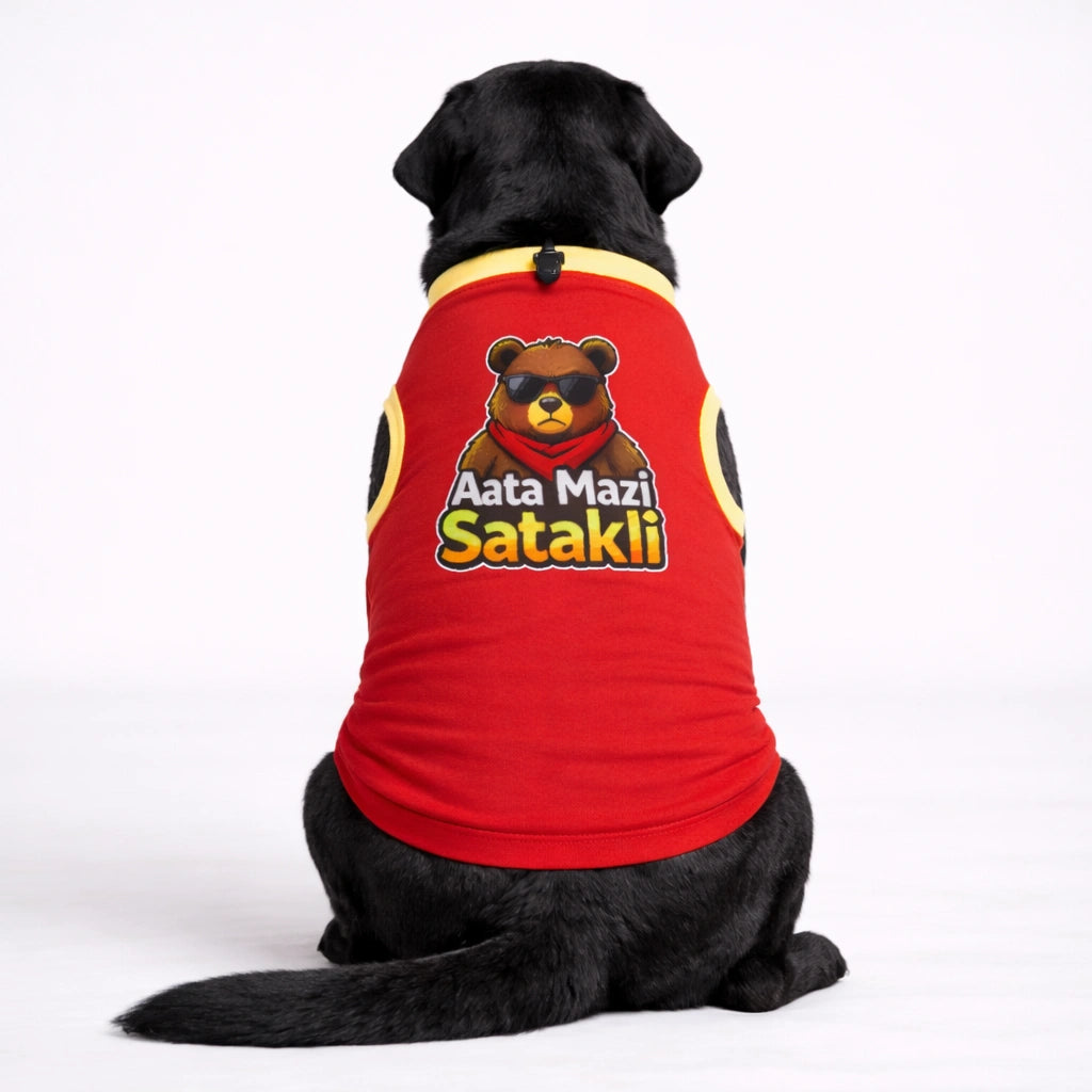 Thunder Tails Dog Graphic T-shirt - Ata Mazi Satakli