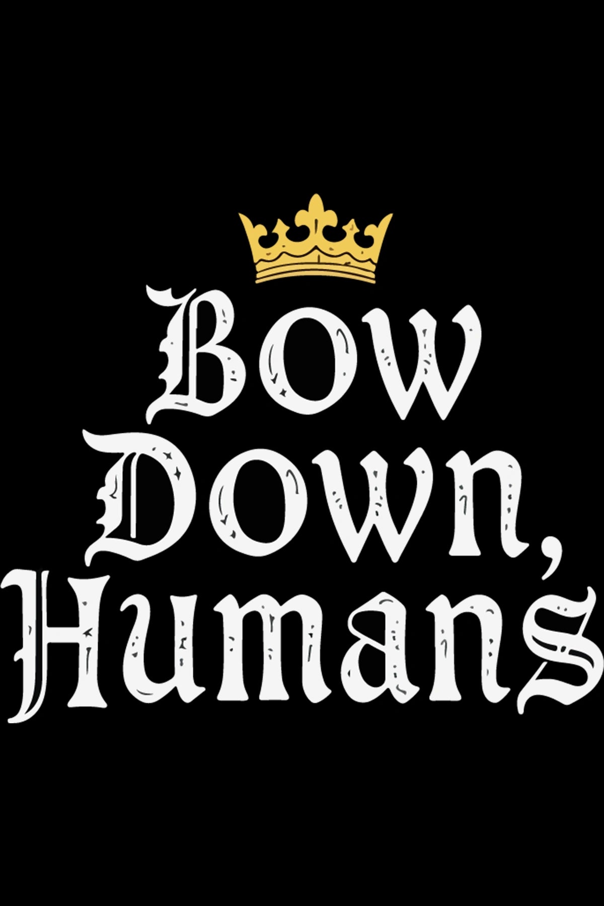 Thunder Tails Bow Down Humans T-shirts