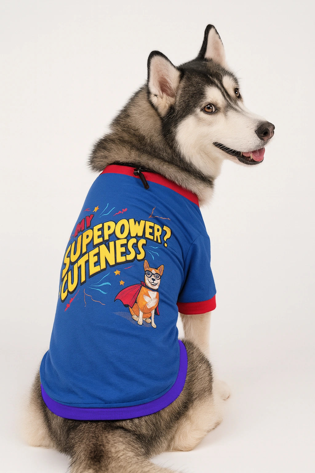 Thunder Tails My Superpower? Cuteness Adjustable Graphic T-shirt