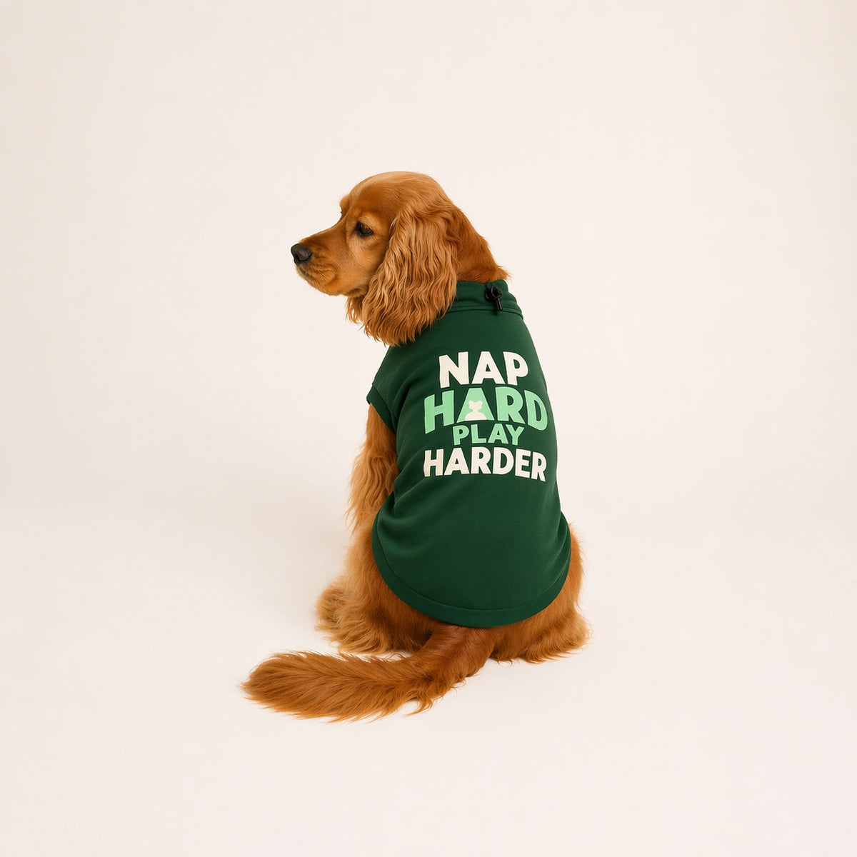 Thunder Tails Nap Hard, Play Harder Adjustable Graphic T-shirt
