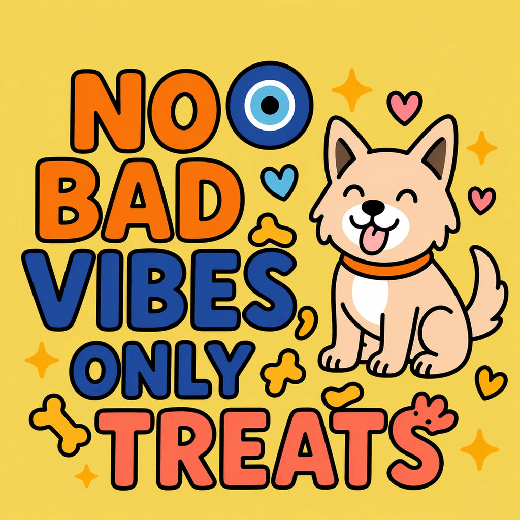 Thunder Tails No Bad Vibes, Only Treats Adjustable Graphic T-shirt
