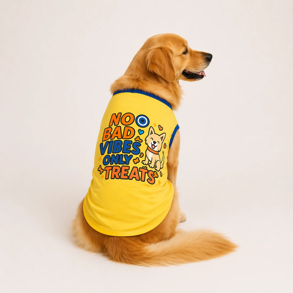 Thunder Tails No Bad Vibes, Only Treats Adjustable Graphic T-shirt