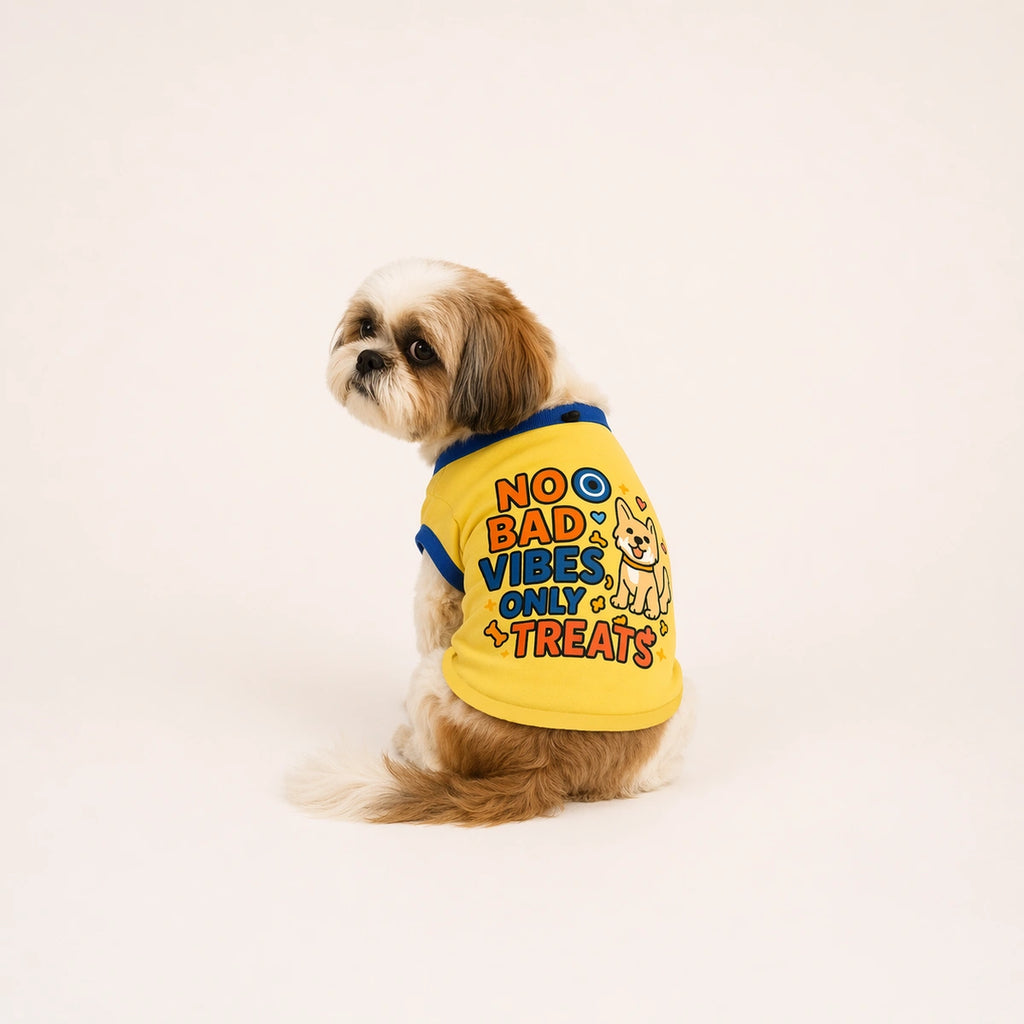 Thunder Tails No Bad Vibes, Only Treats Adjustable Graphic T-shirt