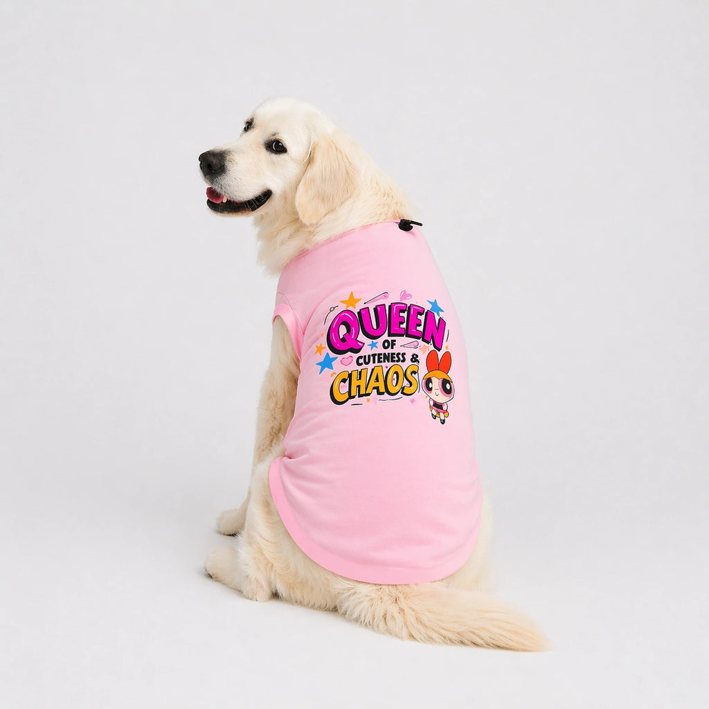 Thunder Tails Queen of Cuteness & Chaos Adjustable Graphic T-shirt