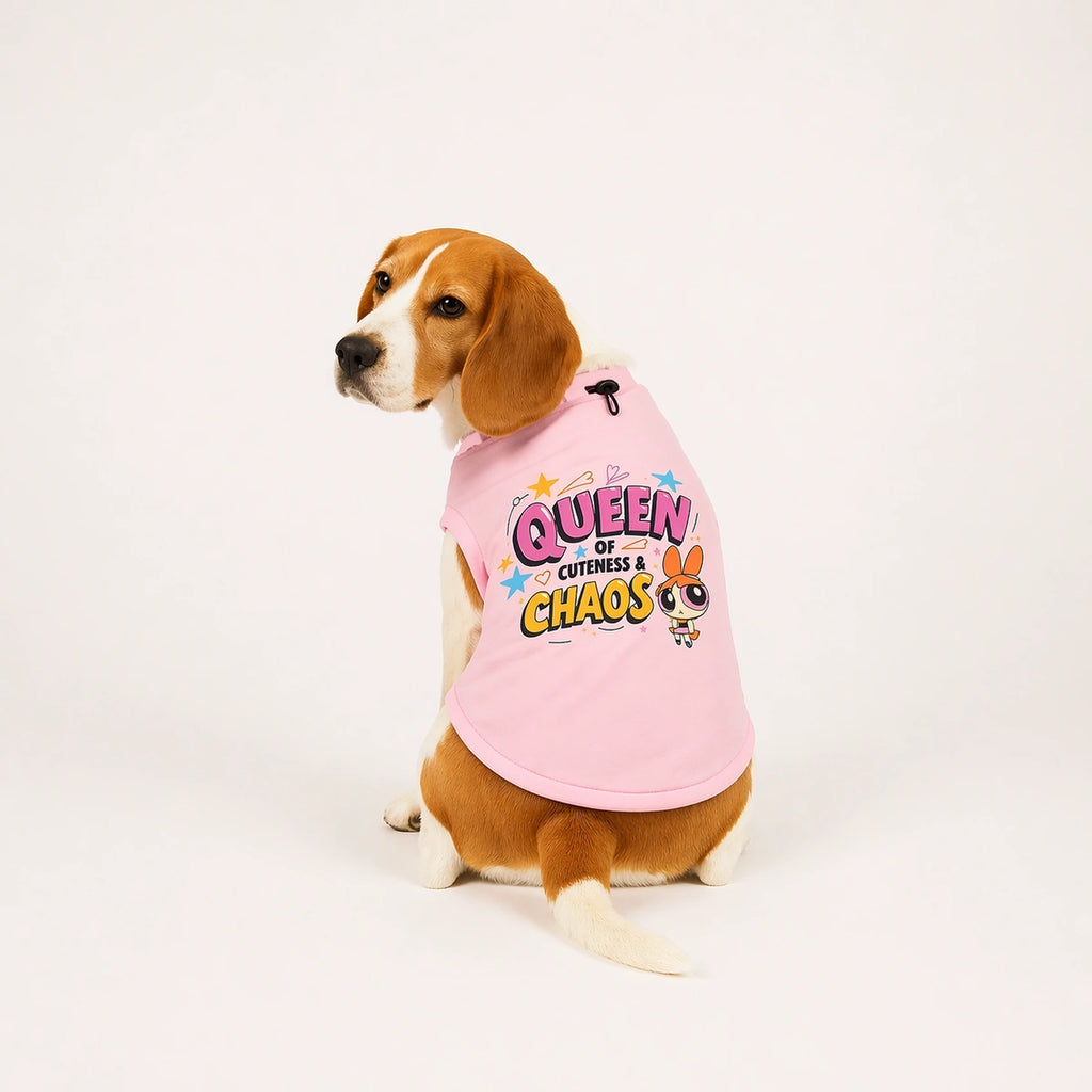 Thunder Tails Queen of Cuteness & Chaos Adjustable Graphic T-shirt