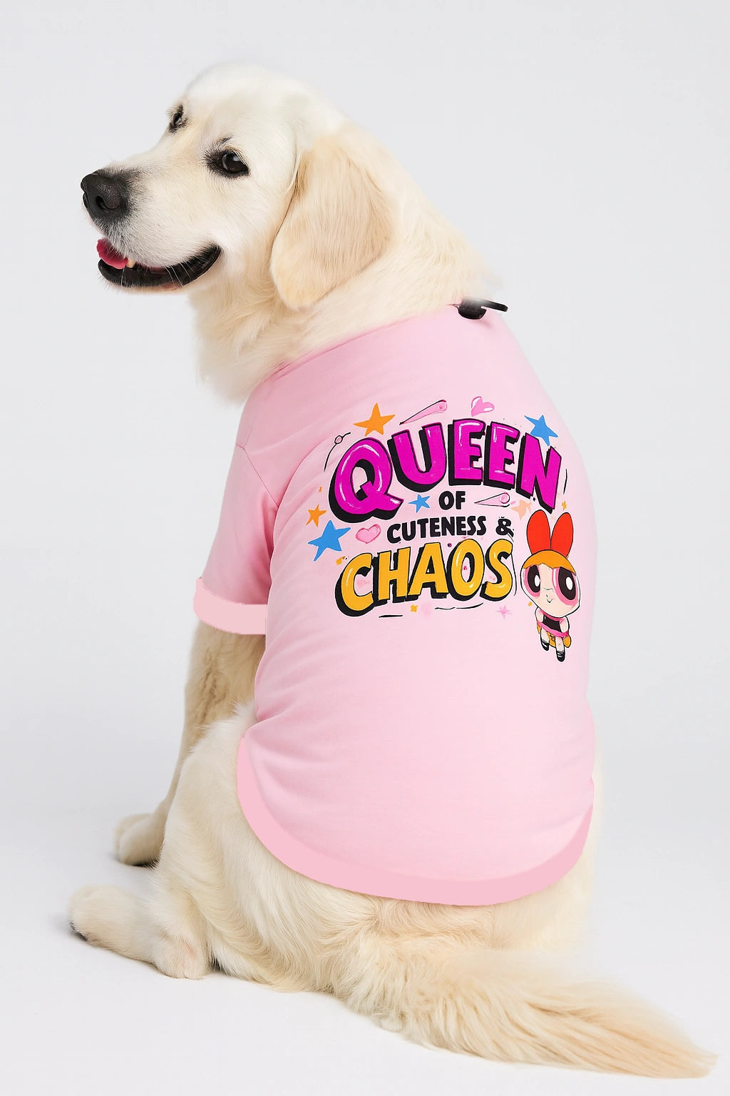 Thunder Tails Queen of Cuteness & Chaos Adjustable Graphic T-shirt