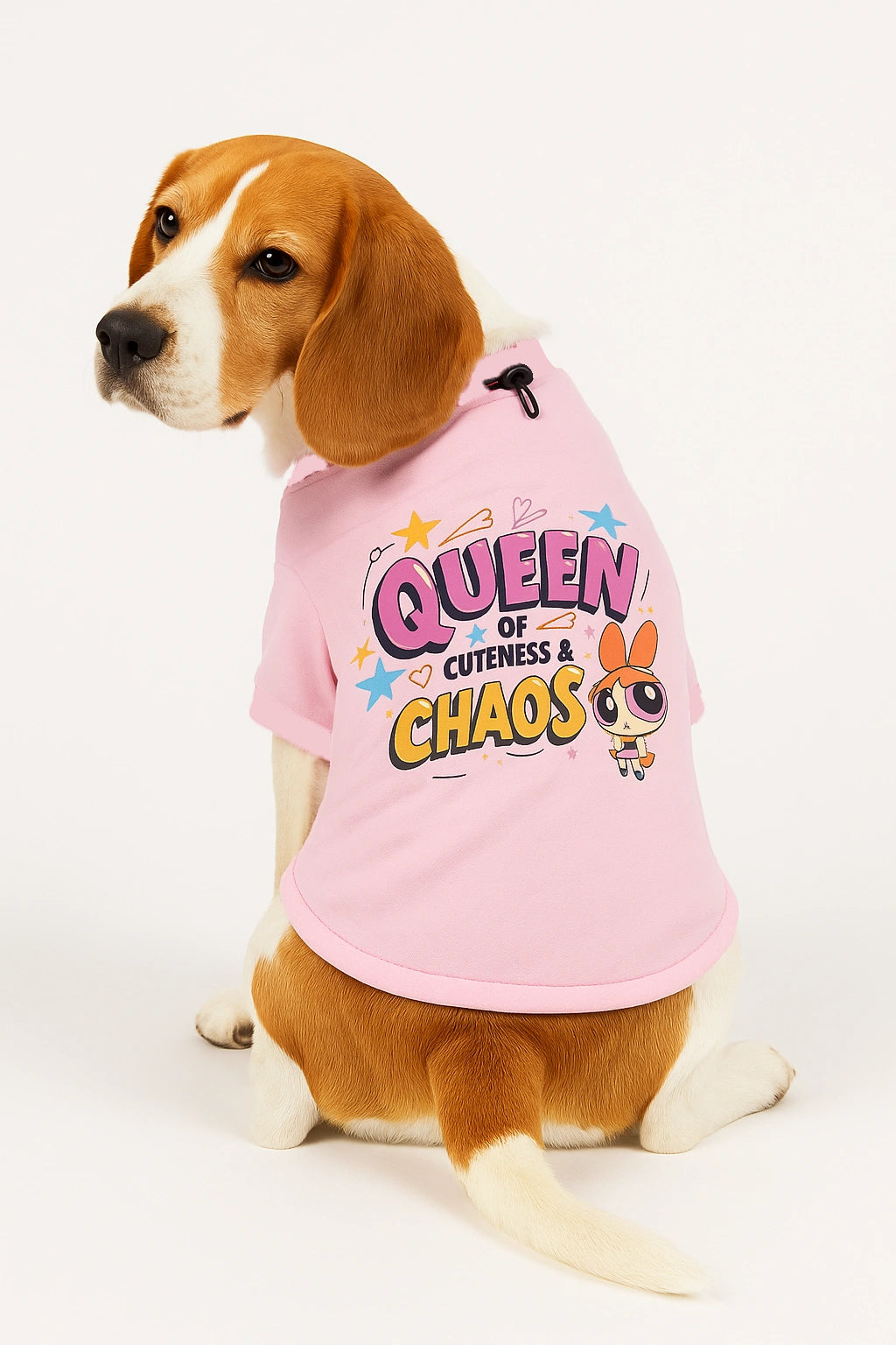 Thunder Tails Queen of Cuteness & Chaos Adjustable Graphic T-shirt