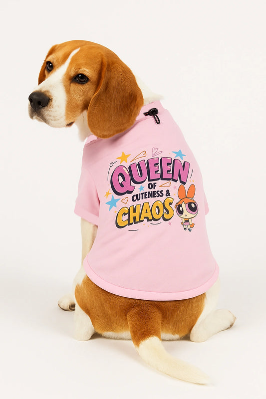Thunder Tails Queen of Cuteness & Chaos Adjustable Graphic T-shirt