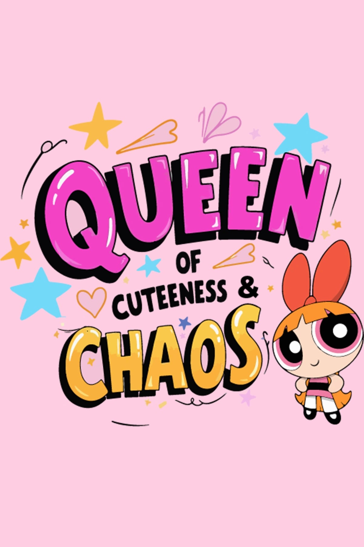 Thunder Tails Queen of Cuteness & Chaos Adjustable Graphic T-shirt