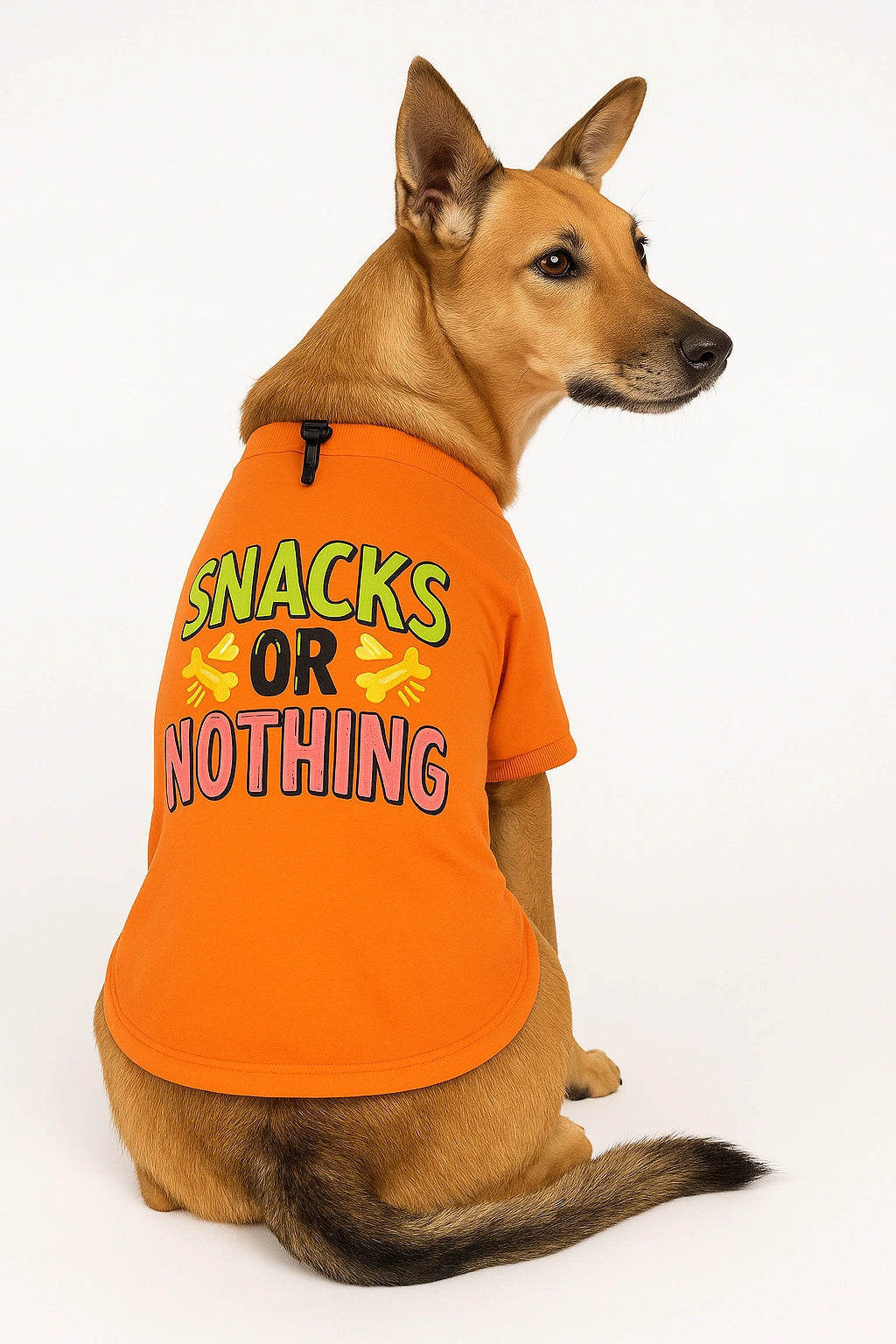 Thunder Tails Snacks or Nothing Adjustable Graphic T-shirt