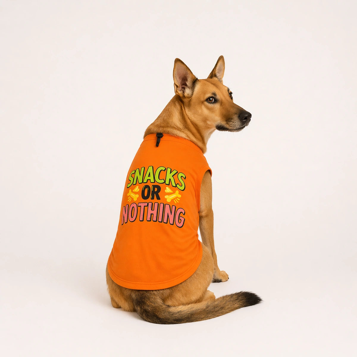 Thunder Tails Snacks or Nothing Adjustable Graphic T-shirt