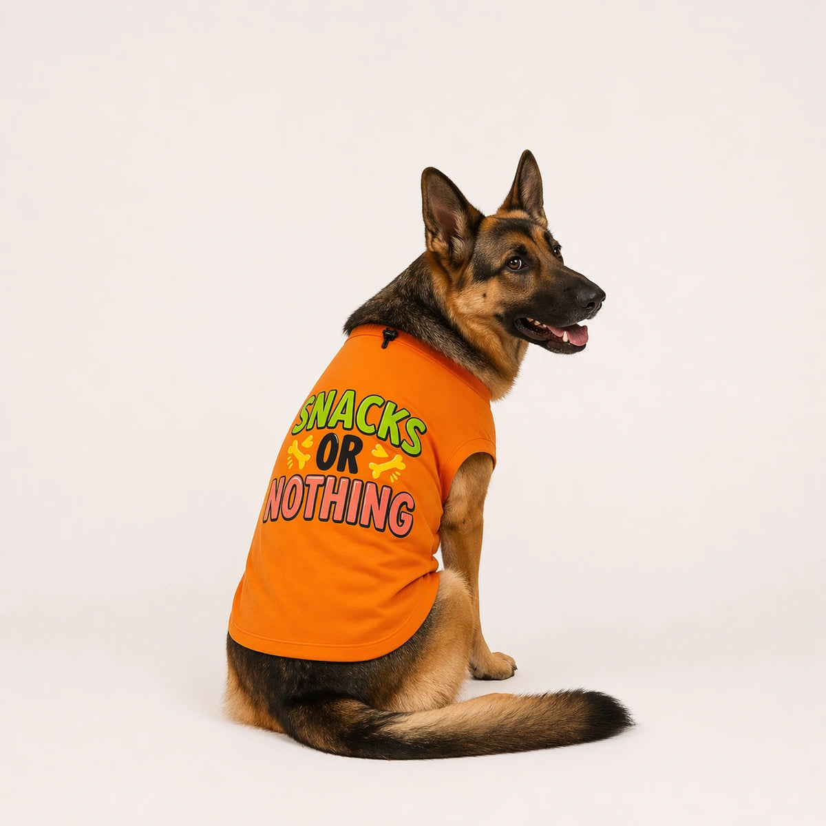 Thunder Tails Snacks or Nothing Adjustable Graphic T-shirt
