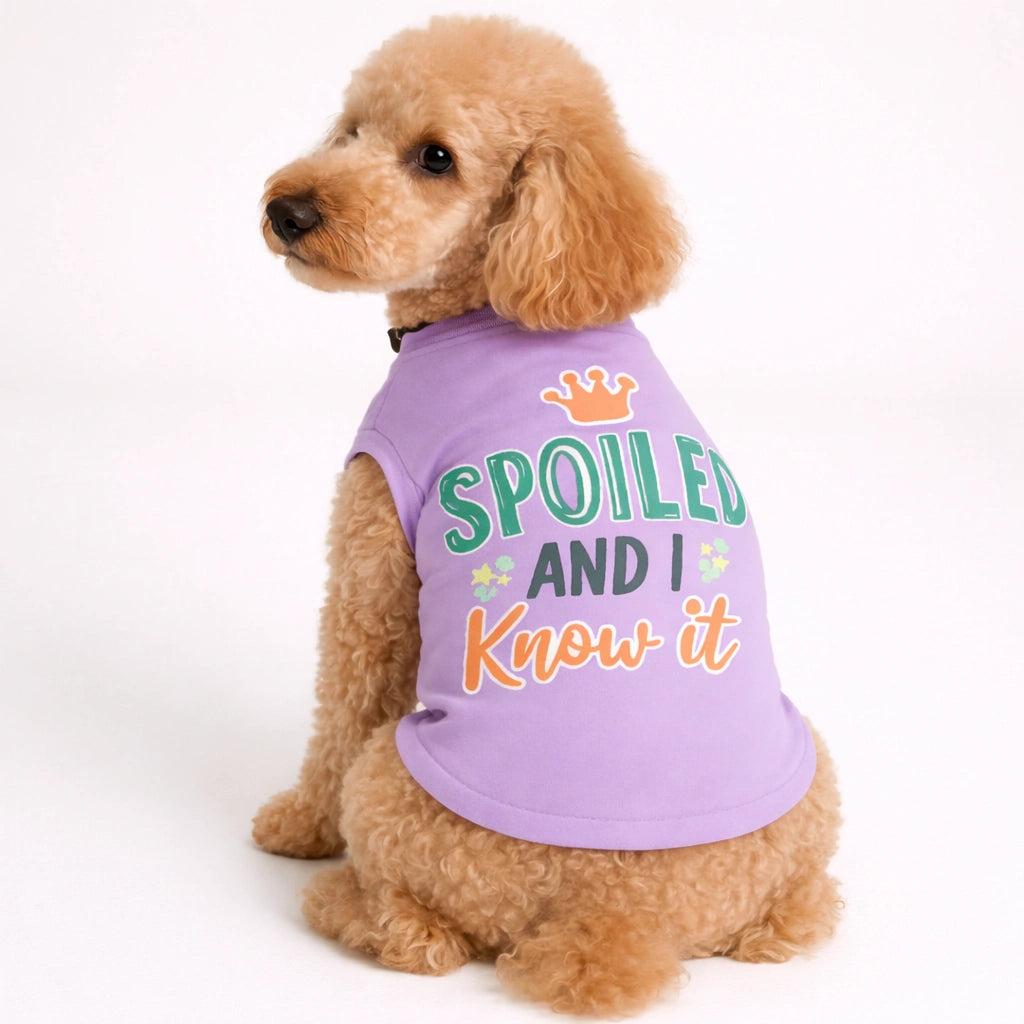 Thunder Tails Spoiled & I know it Adjustable Graphic T-shirt
