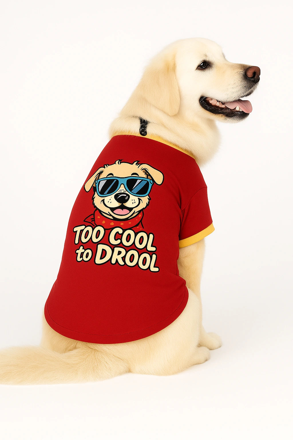 Thunder Tails Too Cool to Drool Adjustable Graphic T-shirt