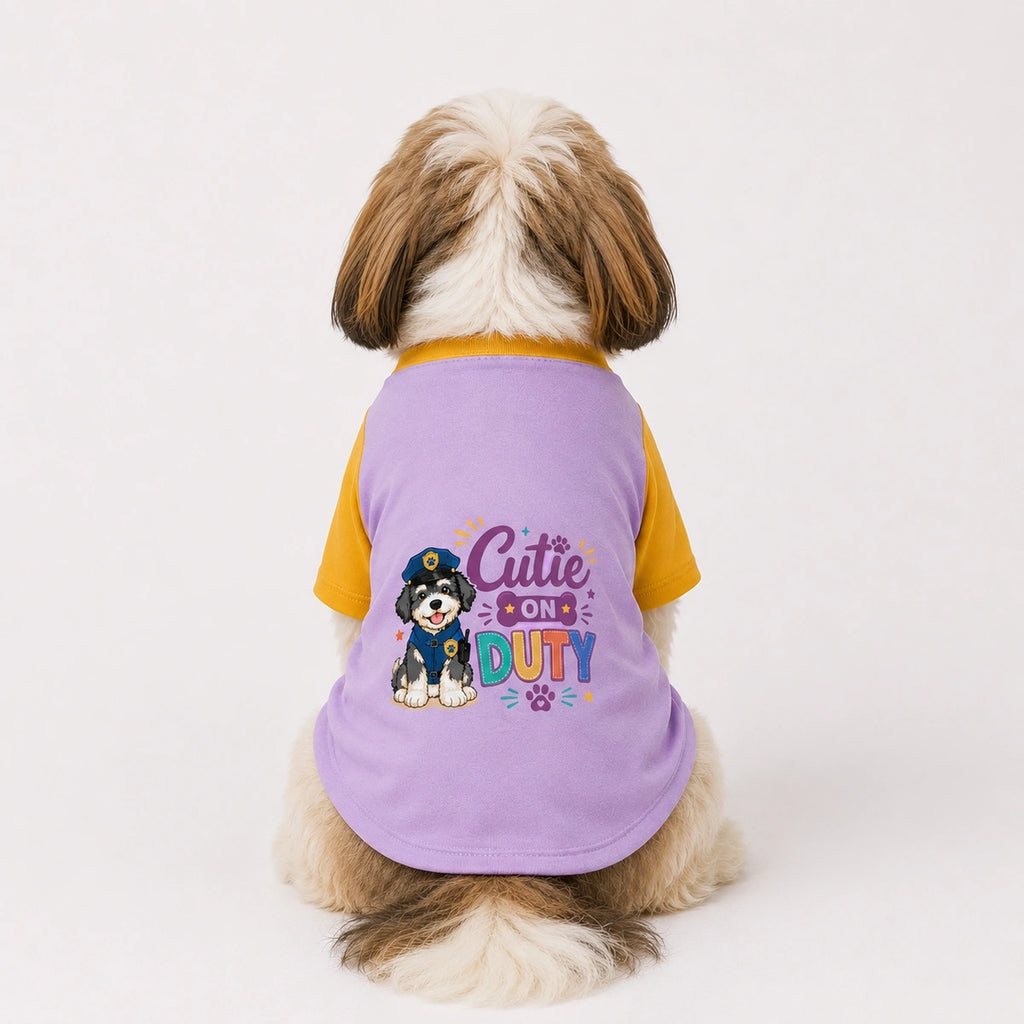 Thunder Tails Cutie on Duty Graphic T-shirt with Sleeves