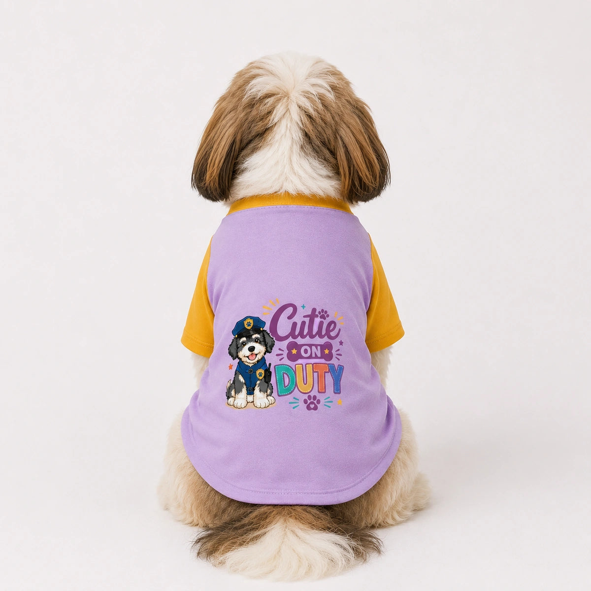 Thunder Tails Cutie on Duty Graphic T-shirt with Sleeves