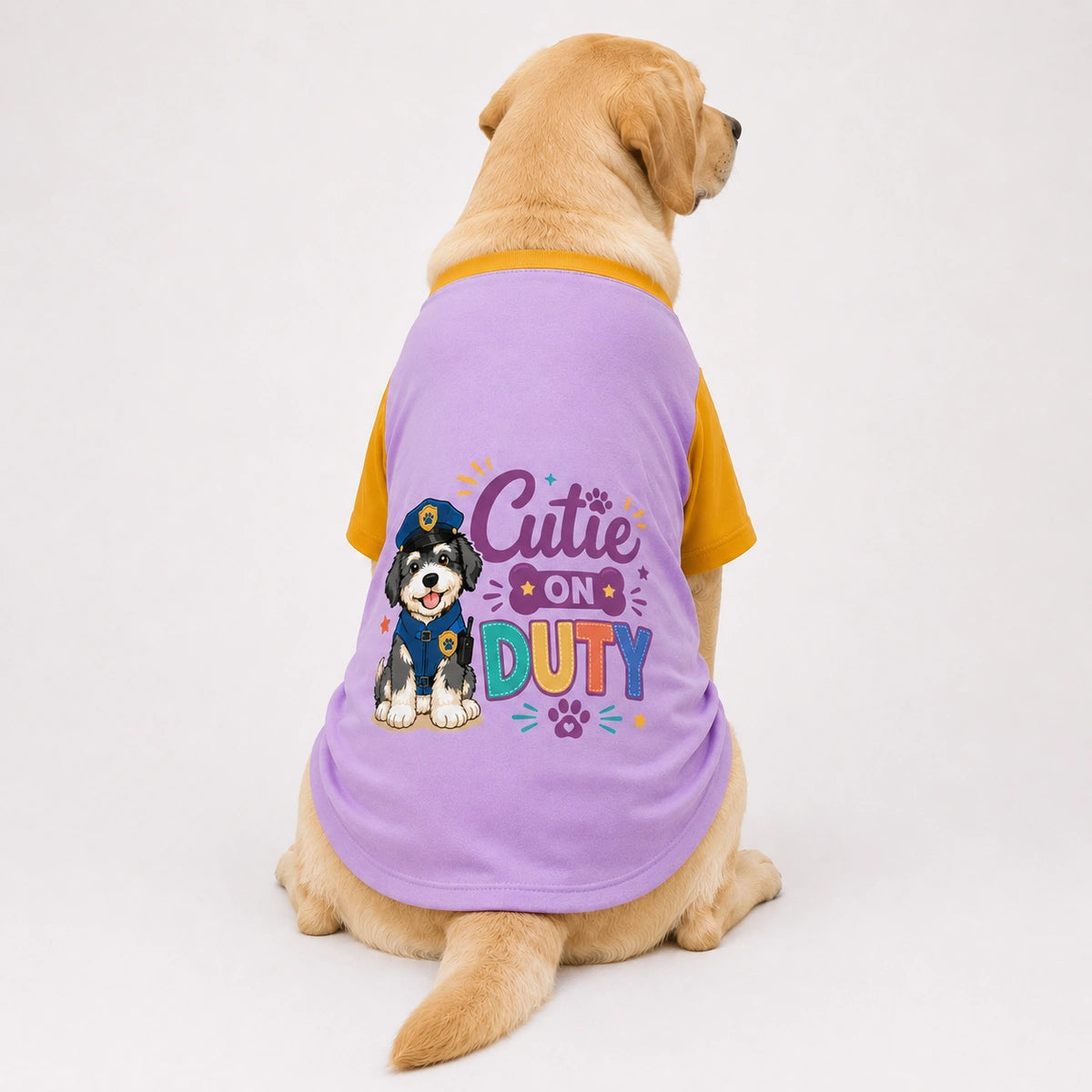Thunder Tails Cutie on Duty Graphic T-shirt with Sleeves
