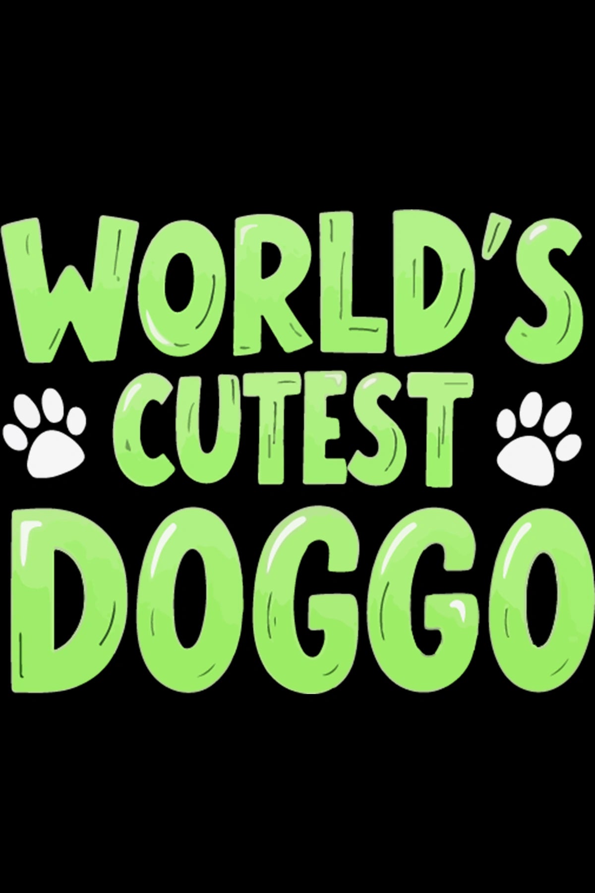 Thunder Tails World's Cutest Doggo Adjustable Graphic T-shirt