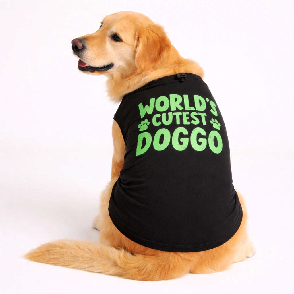 Thunder Tails World's Cutest Doggo Adjustable Graphic T-shirt