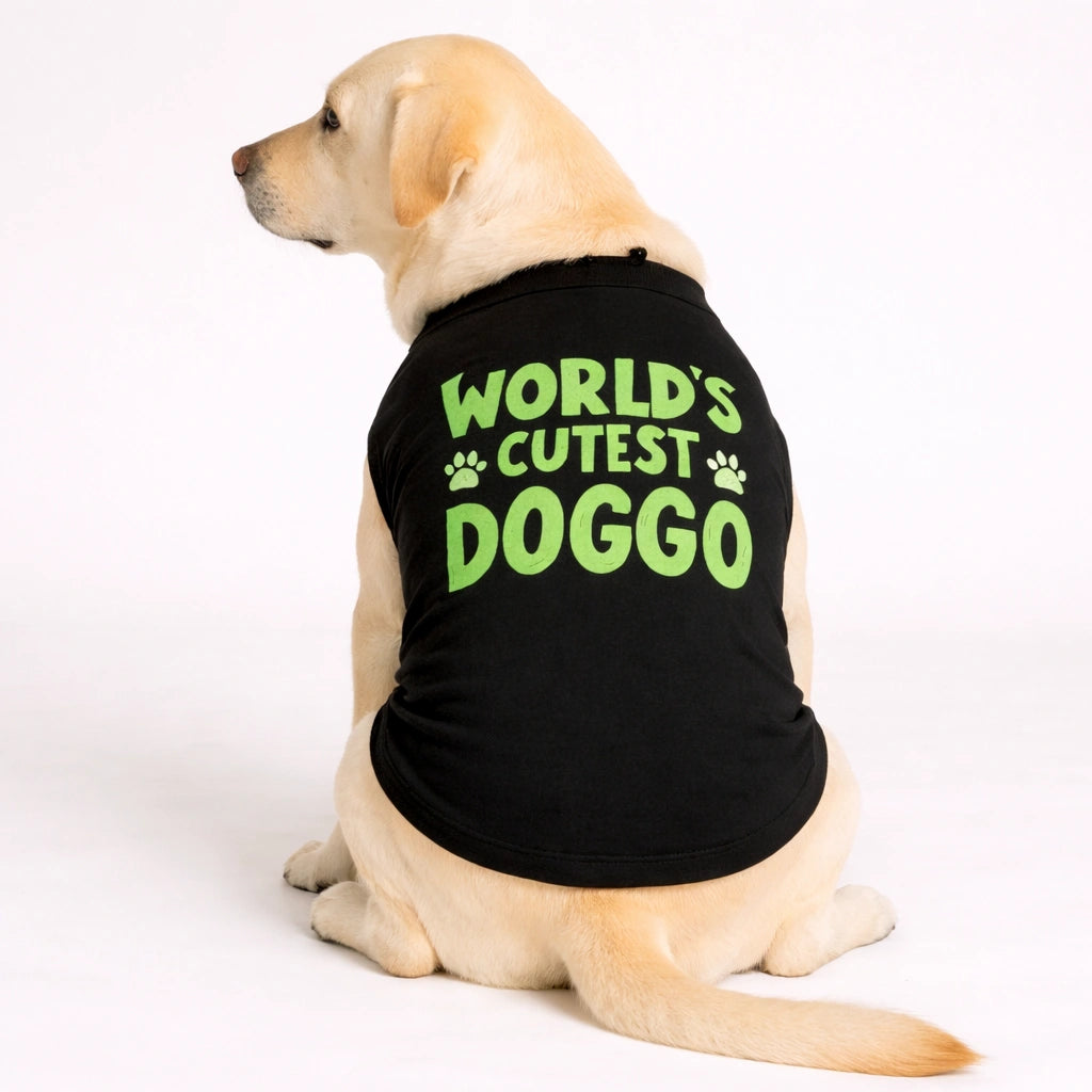 Thunder Tails World's Cutest Doggo Adjustable Graphic T-shirt