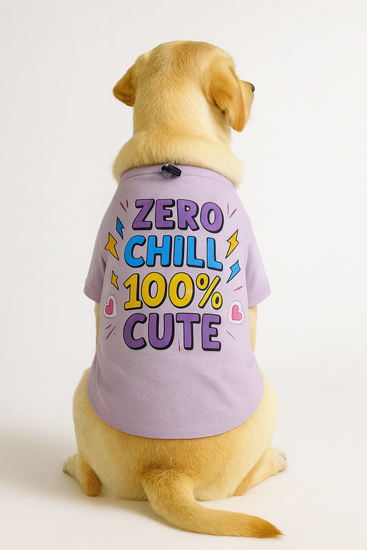 Thunder Tails Zero Chill, 100% Cute Adjustable Graphic T-shirt