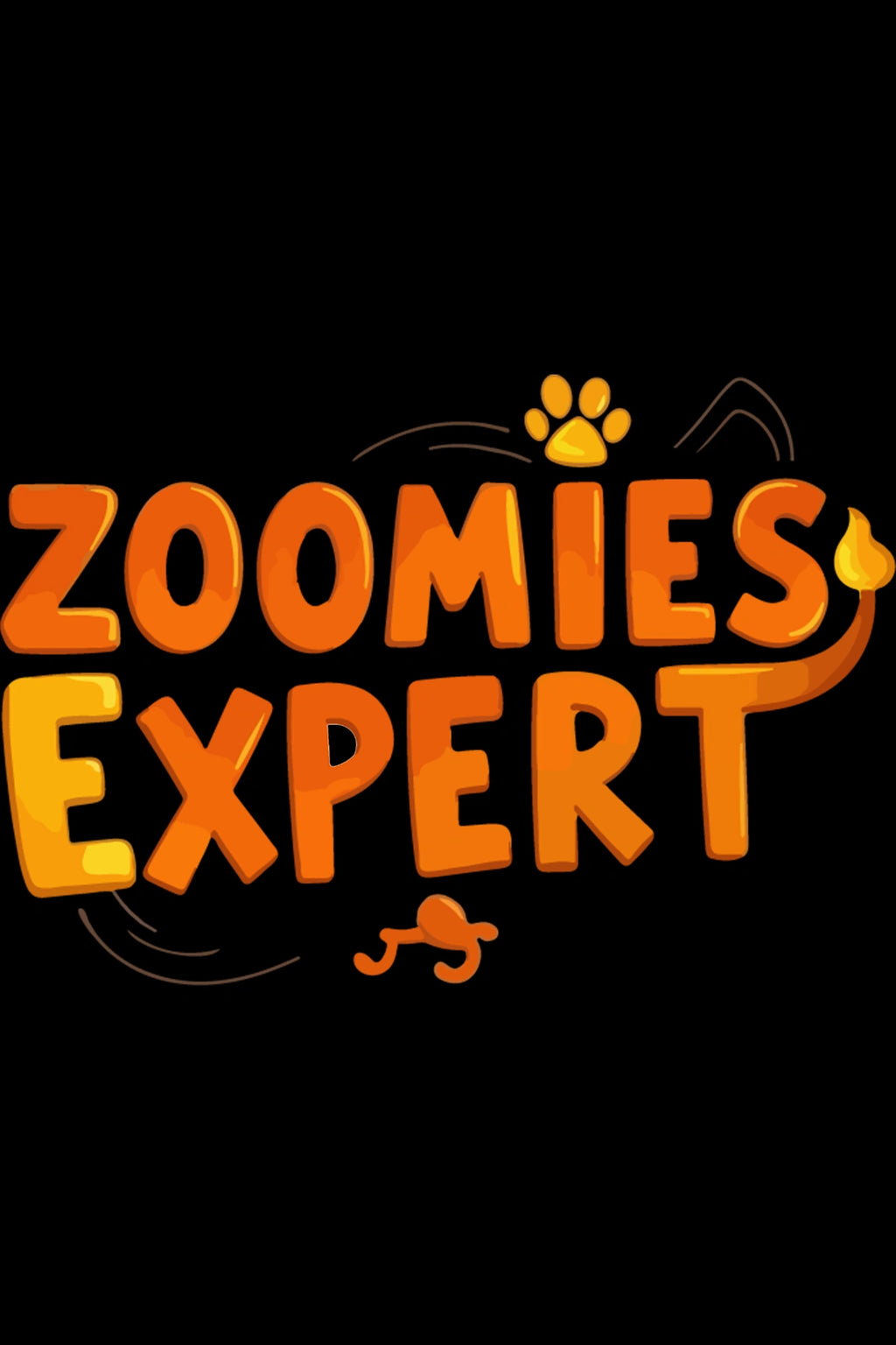 Thunder Tails Zoomies Expert Adjustable Graphic T-shirt