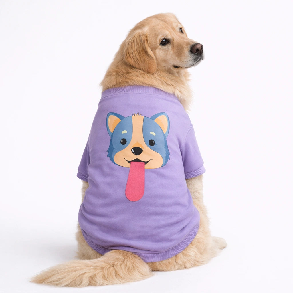 Thunder Tails Fleece Sweatshirt - Lilac Tongue