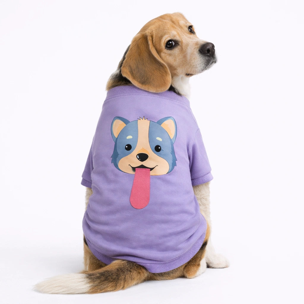 Thunder Tails Fleece Sweatshirt - Lilac Tongue