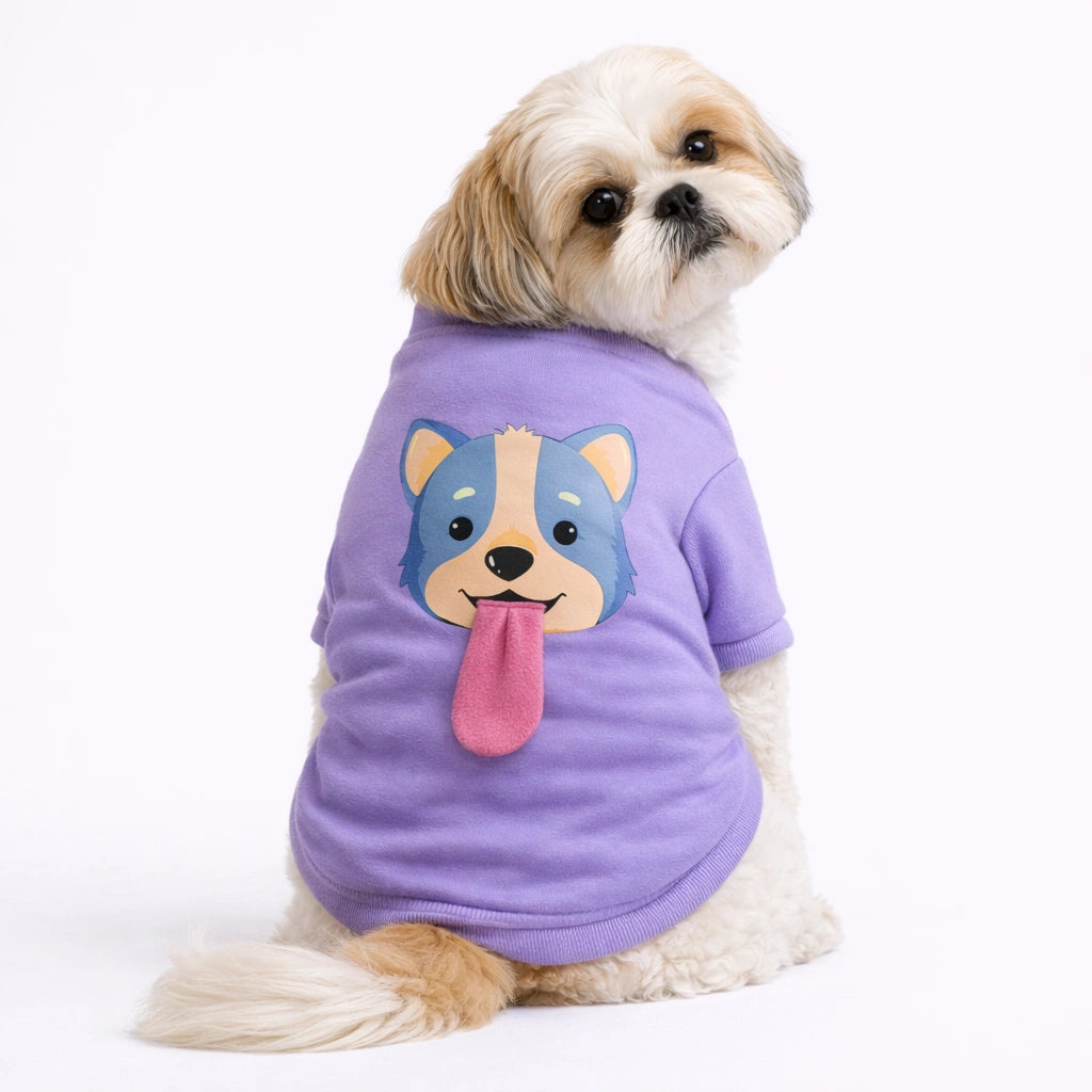 Thunder Tails Fleece Sweatshirt - Lilac Tongue