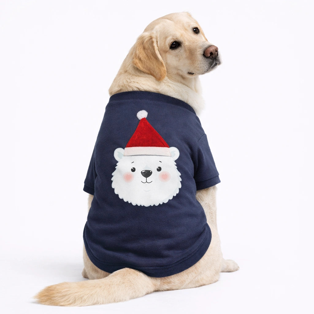 Thunder Tails Fleece Sweatshirt - Navy Santa Claus Cap