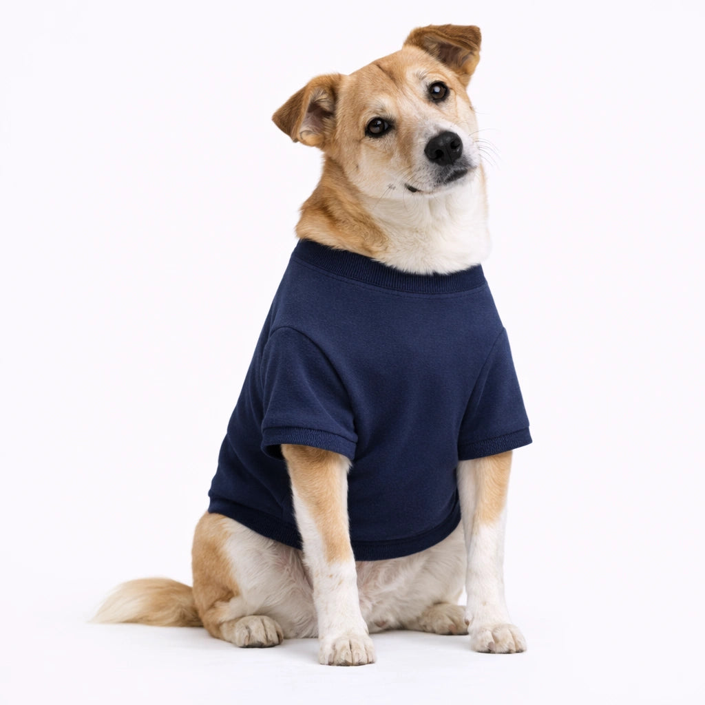 Thunder Tails Fleece Sweatshirt - Navy Santa Claus Cap