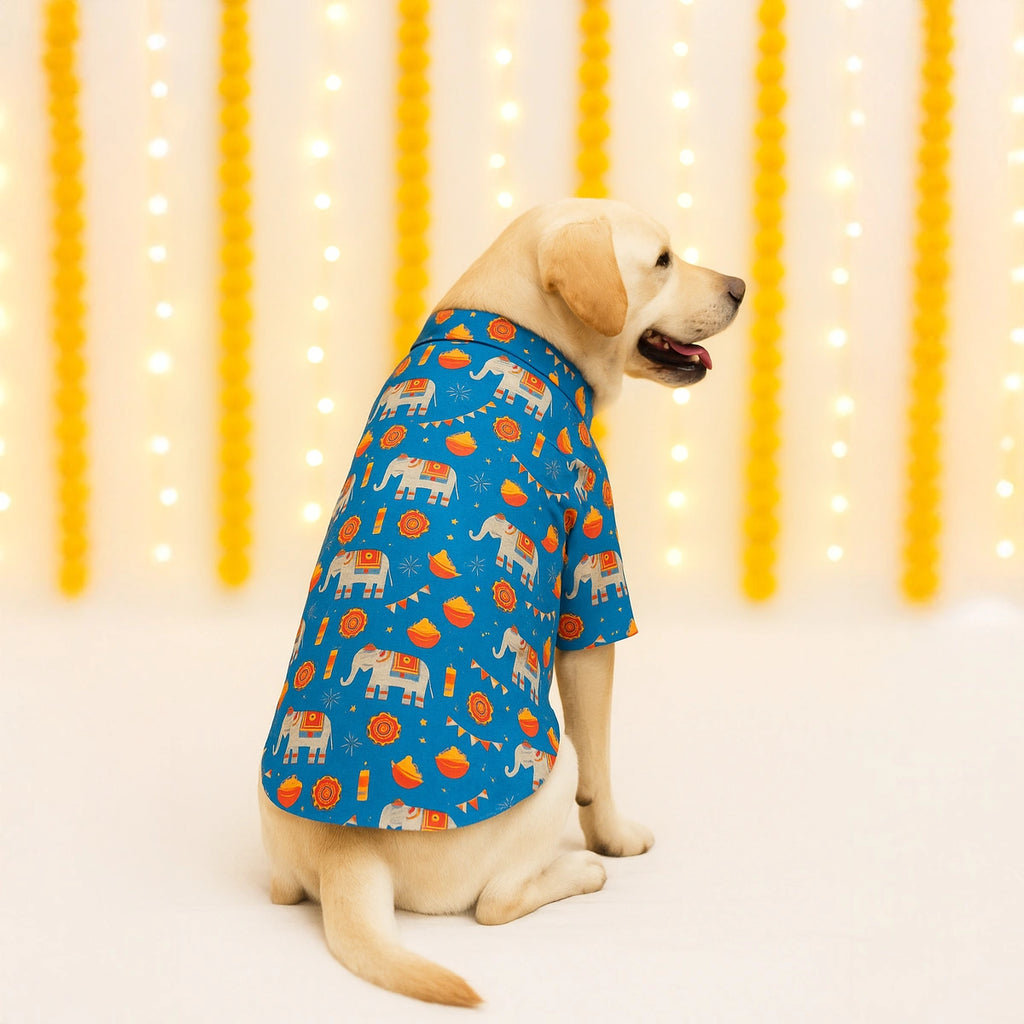 Thunder Tails Blue Festive Shirt