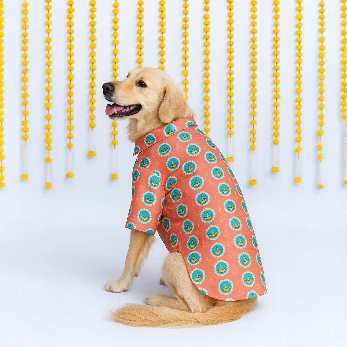 Thunder Tails Peach Festive Shirt