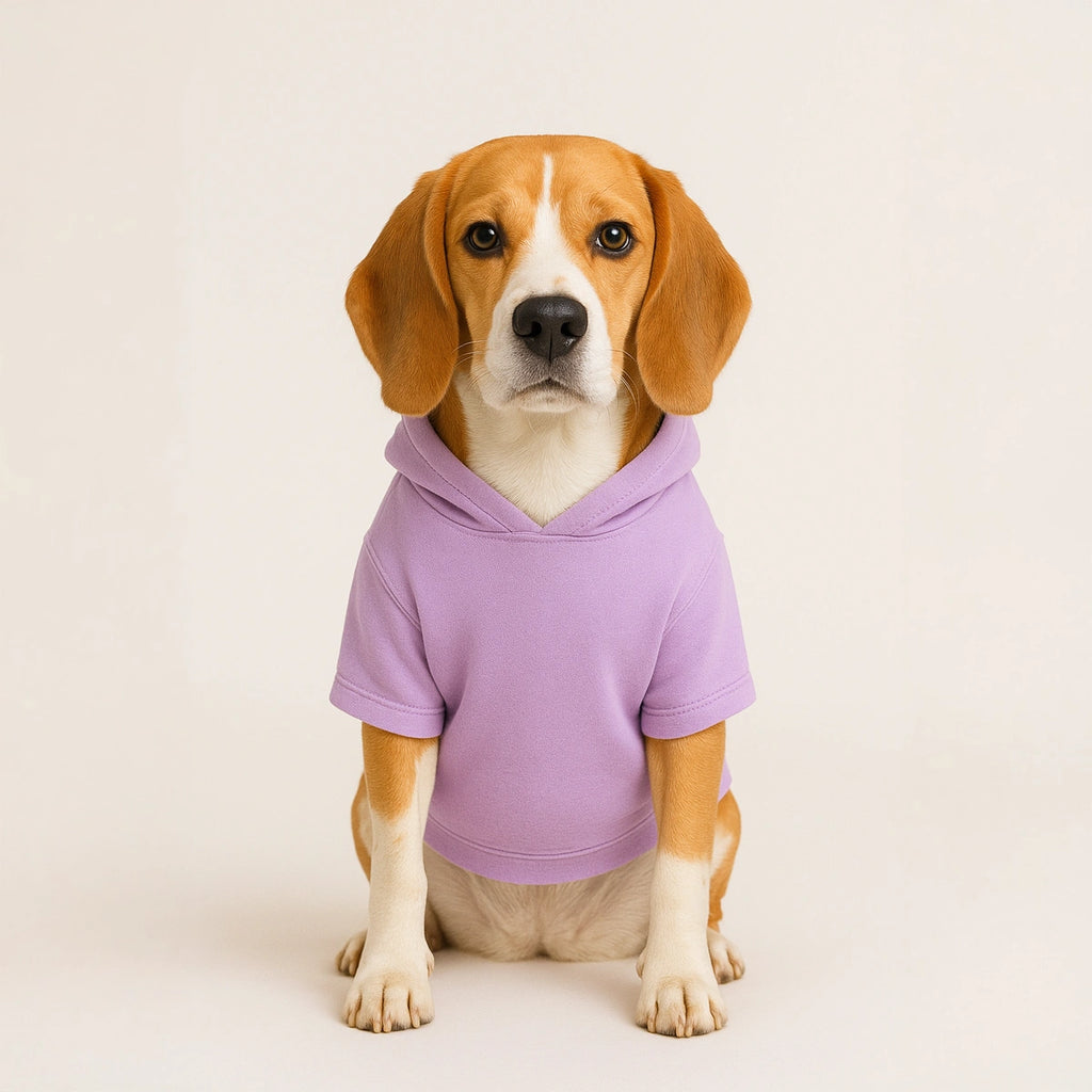 Thunder Tails Fleece Hoodies with Pocket - Lilac