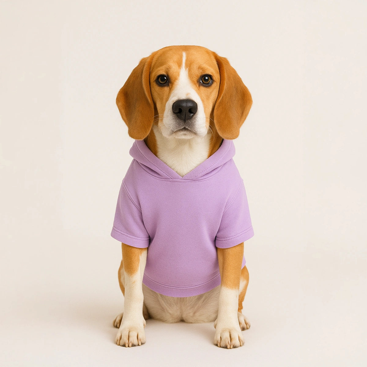 Thunder Tails Fleece Hoodies with Pocket - Lilac