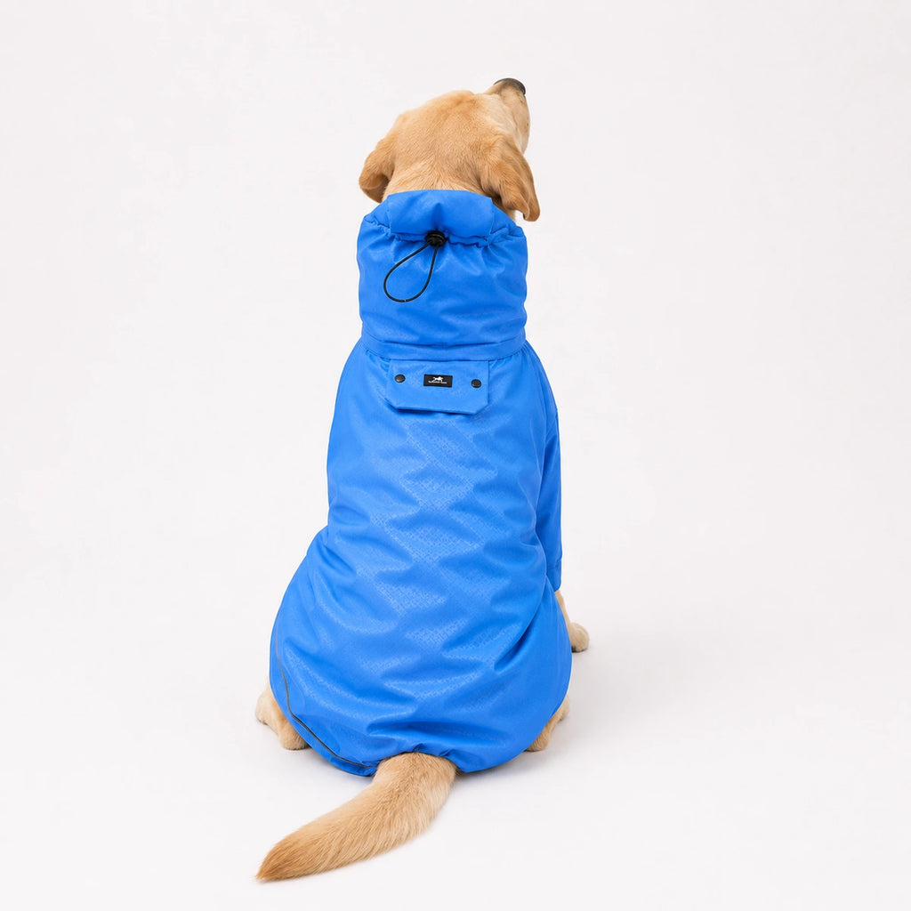Thunder Tails Fully Covered Raincoat - Light Blue