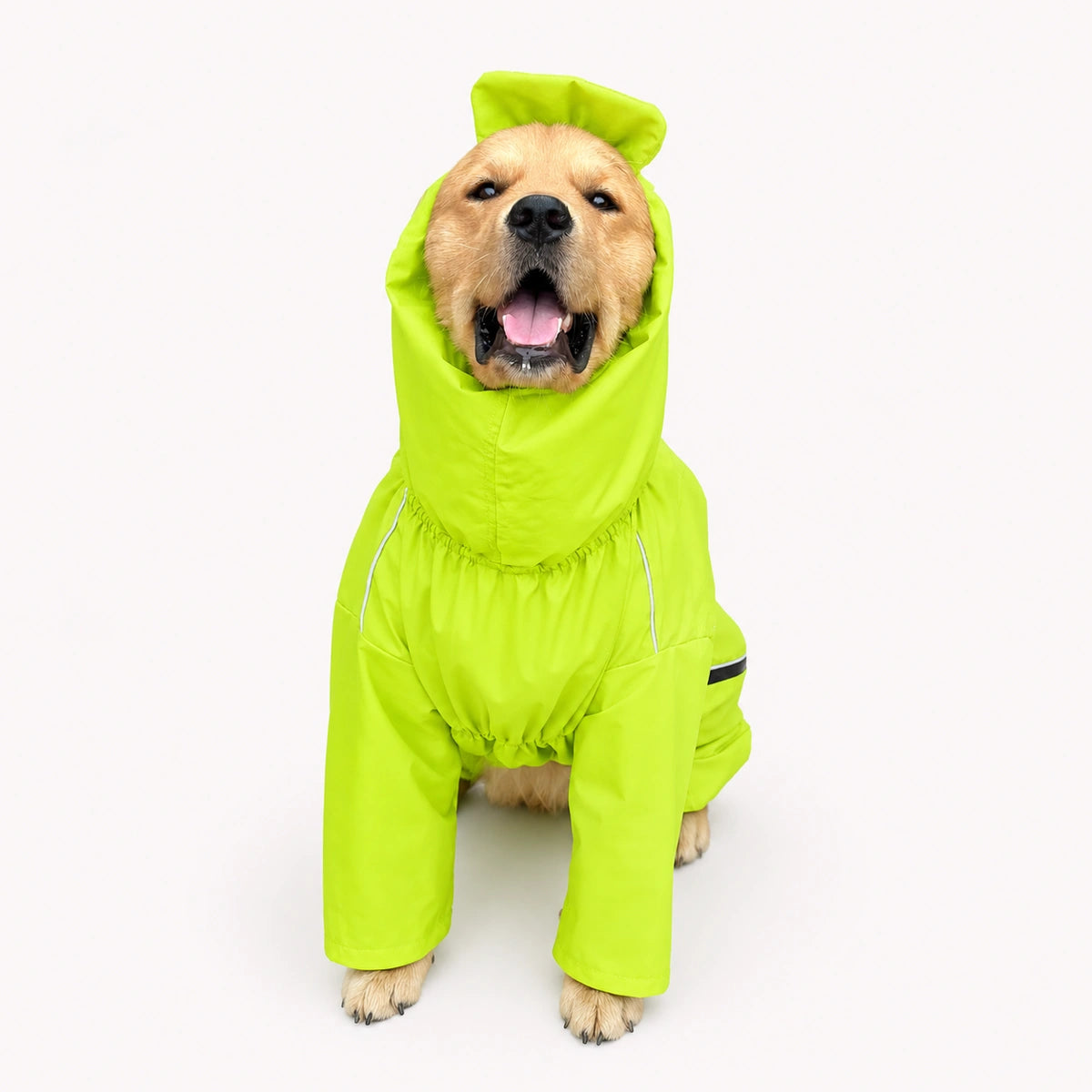 Thunder Tails Fully Covered Raincoat - Neon